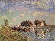 Alfred Sisley The Canal du Loing at St-Mammes USA oil painting artist